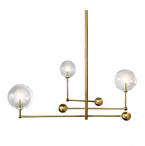 Люстра Delight Collection Globe Mobile 3 brass Globe Mobile KG0835P-3 brass