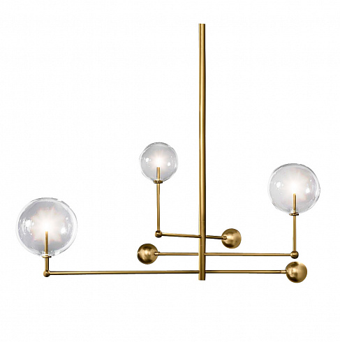 Люстра Delight Collection Globe Mobile 3 brass Globe Mobile KG0835P-3 brass