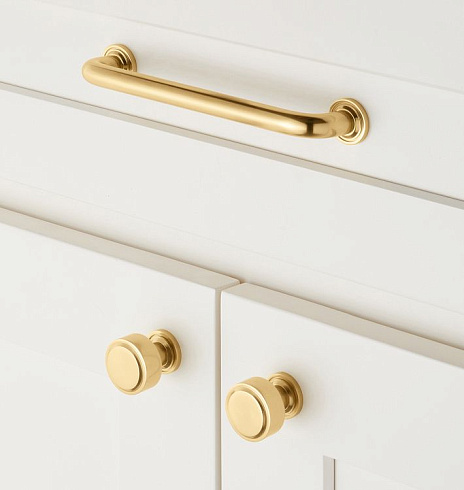 Ручка-кнопка Rejuvenation Ansel Aged Brass Ansel 7690145