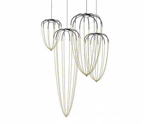 Подвесной светильник Axo Light ALYSOID 43 Brass Alysoid SP ALYS43 AN OT LED