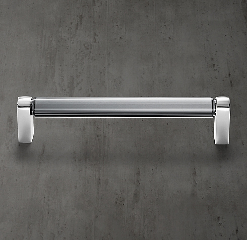 Ручка-скоба Restoration Hardware Lambeth Crystal L.20.3 Polished Chrome Lambeth Crystal Smooth 10101977 CHR