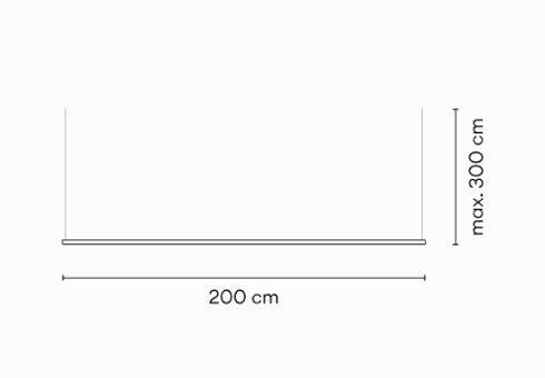 Профиль Vibia Circus A370 Beige H3m L200cm  Circus A37024/0M_10