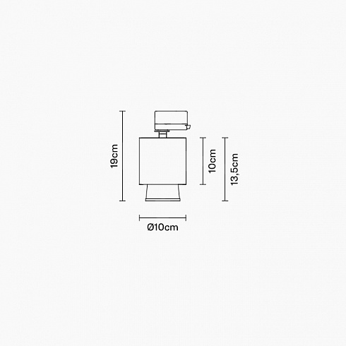 Спот Fabbian Claque white Claque F43J0101