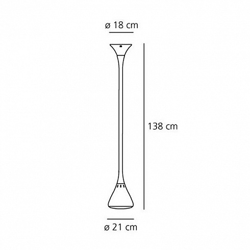 Потолочный светильник Artemide 0633010A Pipe