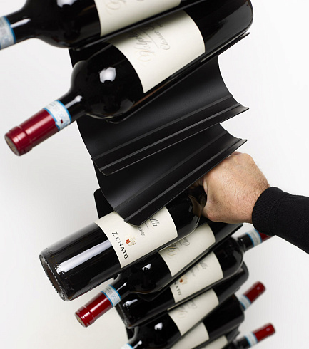 Стеллаж Opinion Ciatti Ptolomeo Vino Wall Black Ptolomeo PT Vino Wall 75/B