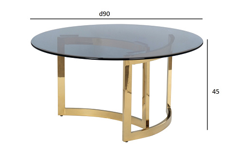 Журнальный стол Garda Decor 47ED-CT062GOLD 