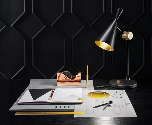 Настольная лампа Tom Dixon Beat Black LED Beat BLT11BK-TUN01M1