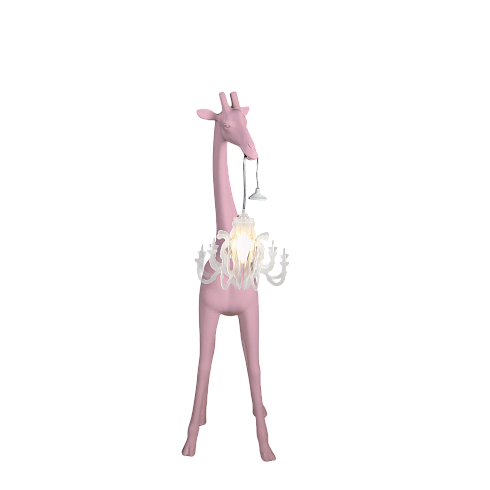 Торшер Qeeboo Giraffe In Love XS W Pink Giraffe In Love 28001PI-W