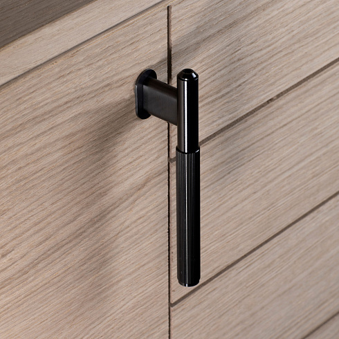 Ручка-скоба Buster and Punch L-Bar Gun Metal Linear GLB-35329
