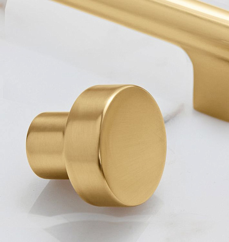 Ручка-кнопка Rejuvenation Allenglage Aged Brass Allenglage 7655305