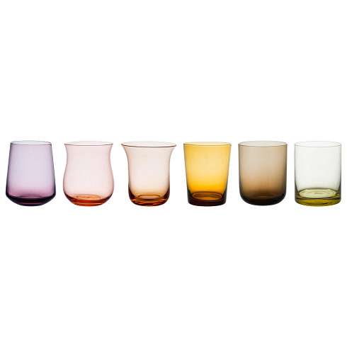 Набор Bitossi Home Nuance Amber/Pink H.10.2 cm 6ш diseguale MCV01111