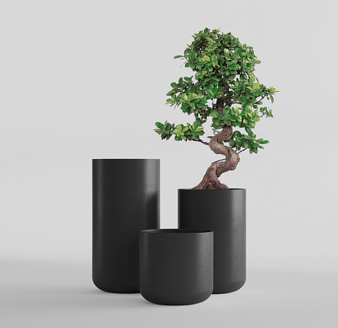 Кашпо Delight Collection TOPPER NERO TOPPER