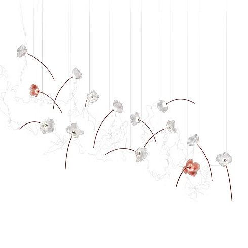 Подвесной светильник Slamp Poppy 14 Poppy POPSL00PRR03SLD000EU