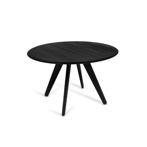 Обеденный стол Tom Dixon Slab Round Black 1.2m Slab SLRT02BL