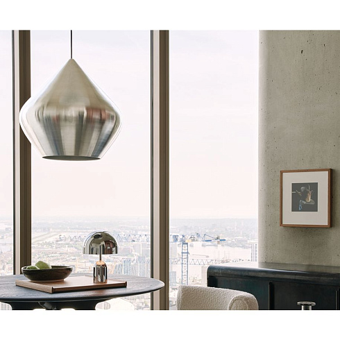 Подвесной светильник Tom Dixon Beat Fat Unbeaten Aluminium LED Beat BLS02A-PEUM5