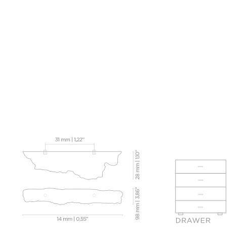 Ручка-кнопка Pull Cast Kesya Polished Brass Kesya EA1004