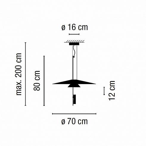 Подвесной светильник Vibia Flamingo 1510 White Flamingo 151093/1B