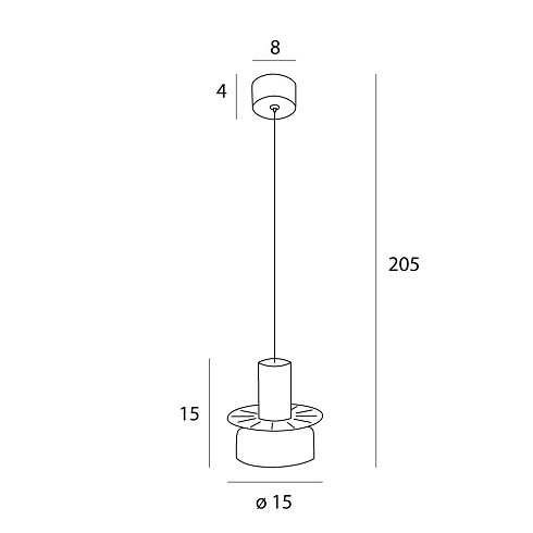 Подвесной светильник Delight Collection MT9171-1HA аntique brass Pendant lamp