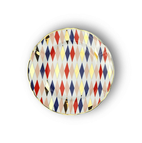 Десертная тарелка Bitossi Home Quadri Abracadabra ABR00022