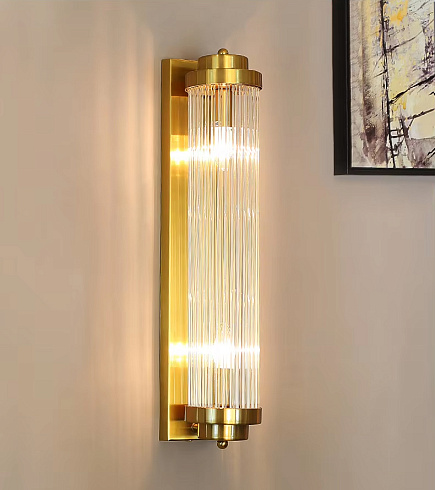 Настенный светильник Delight Collection 88008W/L brass Wall lamp