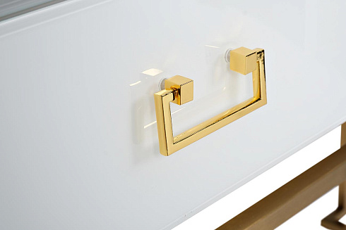 Консоль белая 2 ящика  см Garda Decor KFG070 