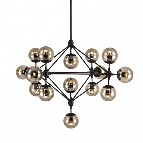 Люстра Delight Collection Modo 15 cognac Modo 8916P/15 black/cognac
