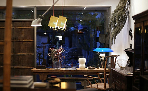 Подвесной светильник Ingo Maurer 24 Karat Blau 230cm Karat Blau 1570000