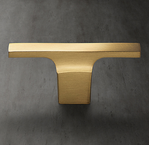 Ручка-кнопка Restoration Hardware Colliers L.7.6 Lac.Burnished Brass Colliers 24170009 ABRS