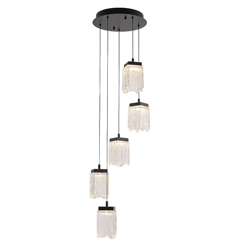 Подвесной светильник Delight Collection MD25020403-5A1 Matt black, LED/25.4W, 3000K dimmable MD25020403 MD25020403-5A1 matt black