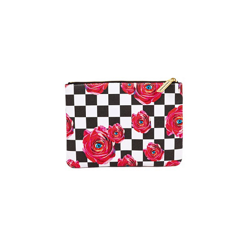 Косметичка Seletti Roses on Check Toiletpaper Bag 02531