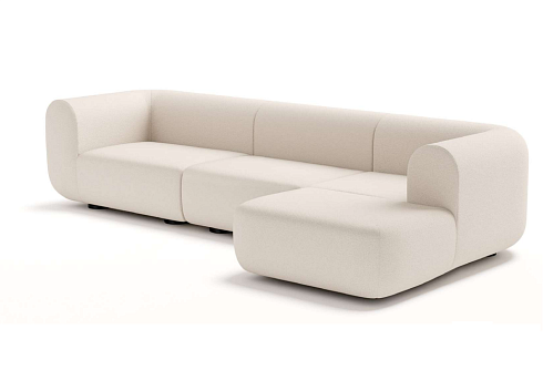 Пуф Tom Dixon Plump Ottoman - Grey (Kvadrat Melange Nap 0111) Plump PLOT01BLMN0111