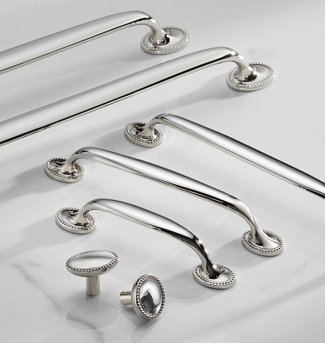 Ручка-кнопка Rejuvenation Axel Round Polished Nickel Axel 1957204