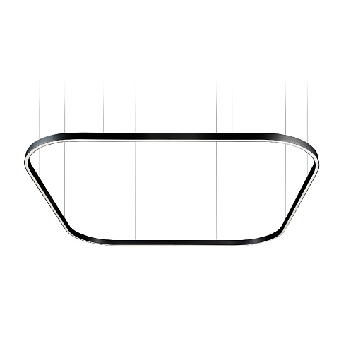 Подвесной светильник ILTI LUCE Zirkol Square-Q 77W 4000K Dali Black  Zirkol BZRQ1606G15NNE