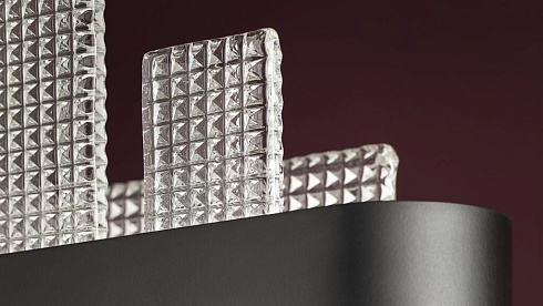 Подвесной светильник Masiero Ribbon Matt black Ribbon RIBBON S50+v90