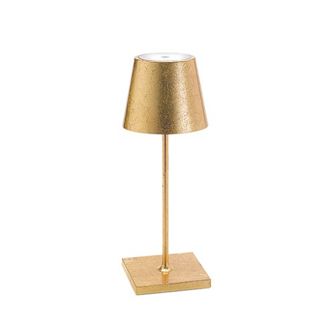 Настольная лампа Zafferano Poldina mini Gold color leaf Poldina LD0320BFO