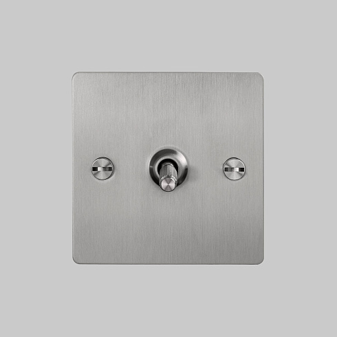Выключатель Buster and Punch 1G Toggle Steel Switches UK UK-TO-CO-1G-ST-A