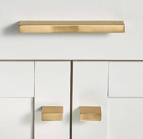 Ручка-кнопка Restoration Hardware Exley L.3.8 Lac.Burnished Brass Exley 24170470 LBB