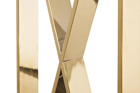Консоль прозр.стекло/золото см Garda Decor 47ED-CST008/80GOLD 