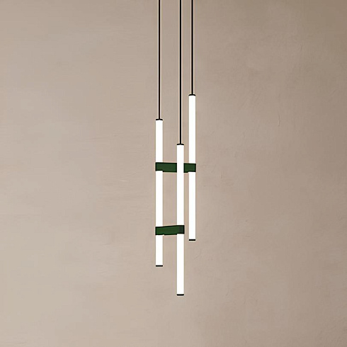 Подвесной светильник Axo Light Paralela Vertical 6 black Paralela