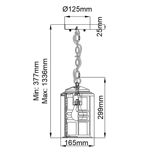 Подвесные фонари Kichler KL-BEACON-SQUARE8-OZ 