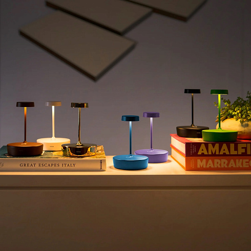 Настольная лампа Zafferano Swap mini Matt Gold Swap LD3131O3