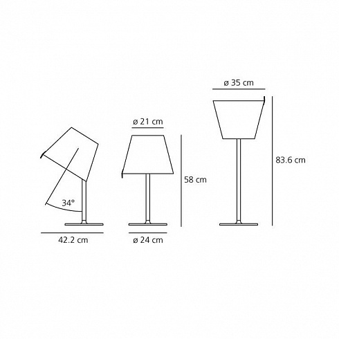 Настольная лампа Artemide 0315010A Melampo