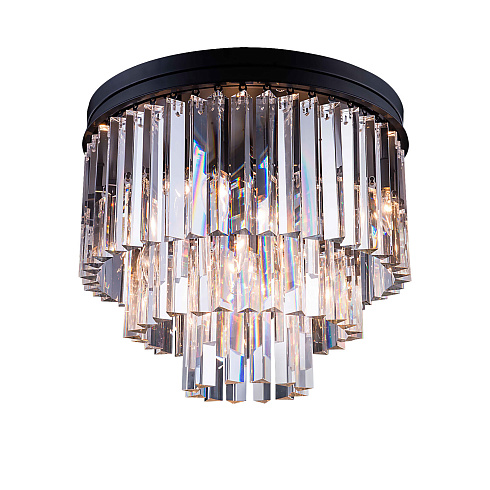 Потолочный светильник Delight Collection Odeon 6/P black/frost 1920s Odeon 771131 (KR0387C-6/P black/frost)