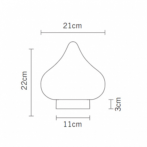 Настольная лампа Fabbian D86B0101 Dune