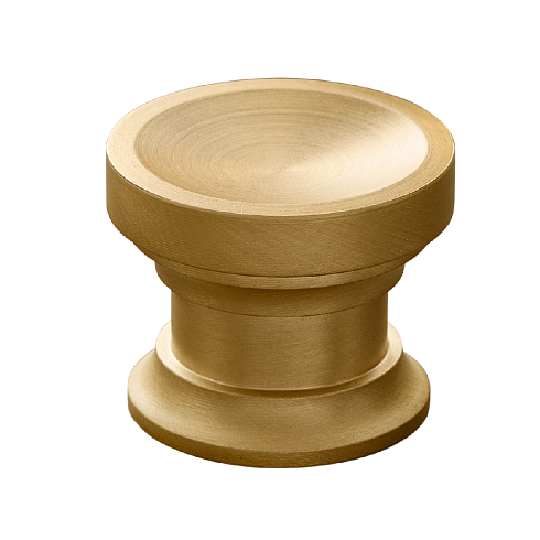 Ручка-кнопка Restoration Hardware Asbury d.2.5cm Lacquered Burnished Brass Asbury 24120003 LBB