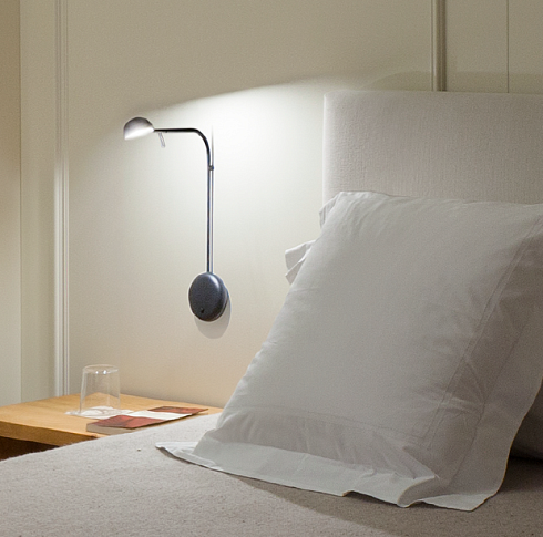 Настенный/Потолочный светильник Vibia Pin 1680 Black 2700K On/Off Pin 168011/10