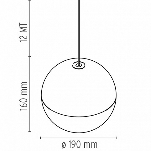 Подвесной светильник Flos String Light Sphere String Light F6480030
