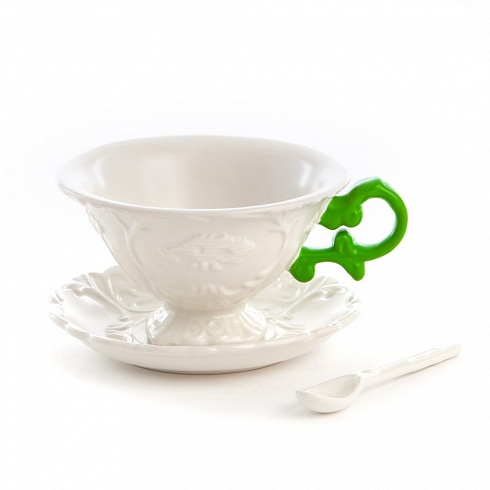 Чайная пара Seletti I-Tea Green I-Wares 09858 VER