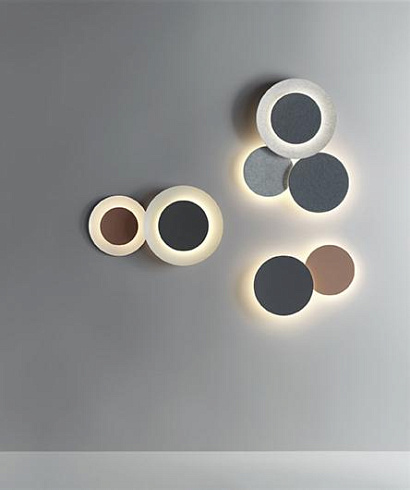 Настенный светильник Vibia Puck Wall Art 5491 Brown/Grey Puck Wall Art 549173/13