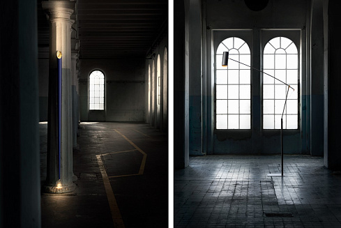 Настенный светильник Catellani & Smith Cono W blue/gold Cono CNW